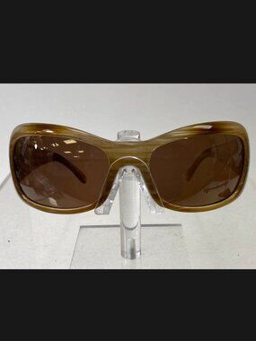 Maui Jim MJ 134-22 Sunglasses Italy Hibiscus Sandstone Wrap Women's